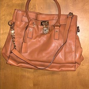Michael Kors Leather Hamilton Tote
